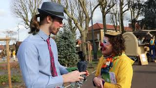 Village des Clowns à Tergnier micro-trottoir au Parc Sellier (15/03/2023)