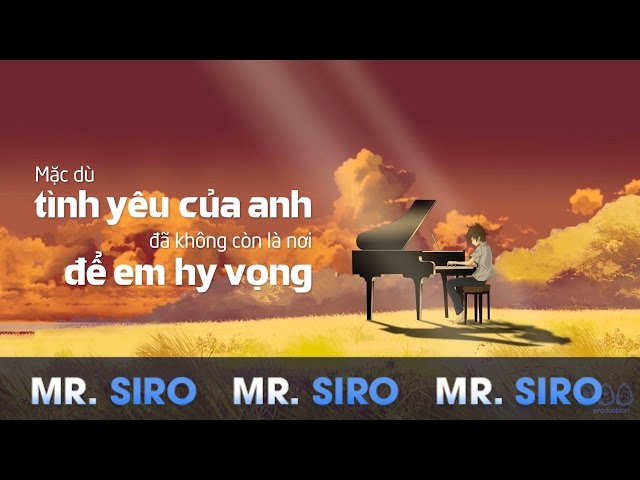 Tự Lau Nước Mắt - Mr Siro (Official Lyrics Video) class=