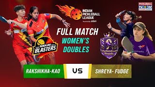 Bengaluru vs Hyderabad | Women’s Doubles | Hyderabad’s Fudge and Shreya crush Bengaluru | IPBL 2025