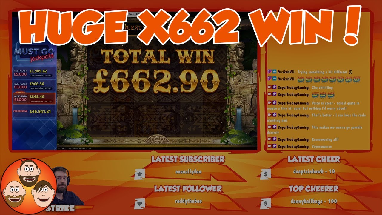 HUGE win on Gonzo's Quest Megaways on SkyVegas (x662)