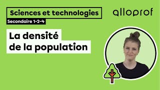 La densité de la population | Sciences et technologies | Alloprof