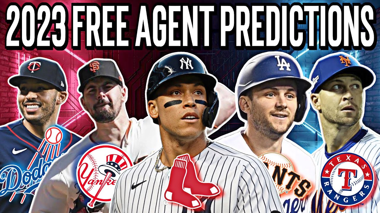 MLB Free Agency Predictions 2023  Top MLB Free Agents 2023  YouTube