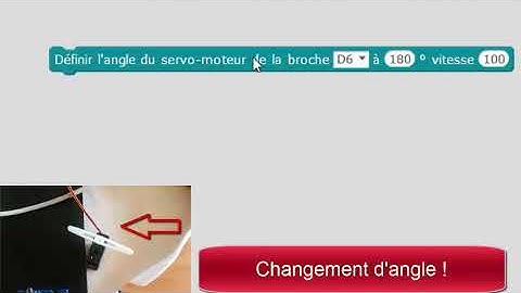 Programmer un servomoteur avec Mblock