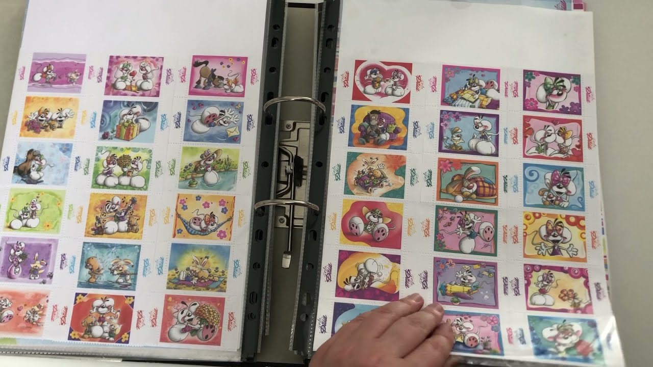 MA GRANDE COLLECTION DIDDL NOSTALGIE 90S  - PARTIE 1 PAPIERS A LETTRE A5 PETITS FORMATS + TIMBRES