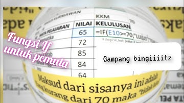 Cara Menggunakan Fungsi If di Microsoft Excel | Pemula