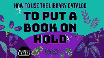 How To Put A Book On Hold