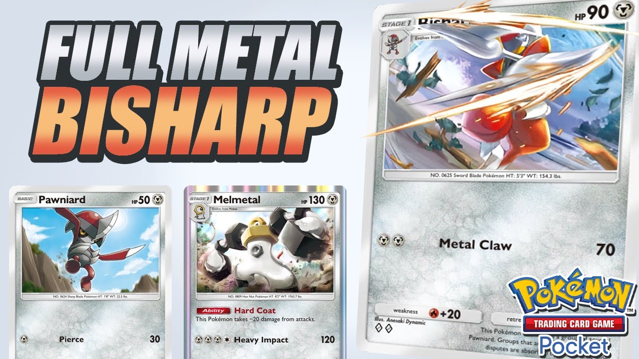 BISHARP's FULL METAL Deck is AMAZING !! Pokemon TCG Pocket