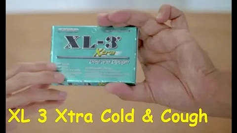 XL 3 Xtra Cold & Cough, Helps Relieve Cough and Cold Symptoms, 2 Pack, Boxes