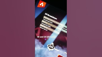 4K damage & 20 kill badge in apex : Done ✅