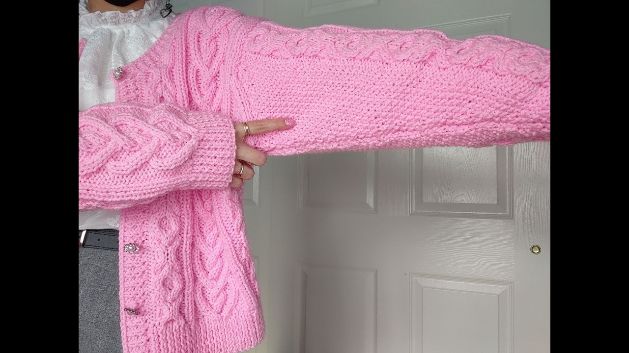 Pattern S and E (Seed Stitch): Knitted Heart and XOXO Cable Sweater