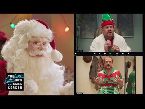 Christmas crisis: santa's elves are working from home?! W/ david harbour