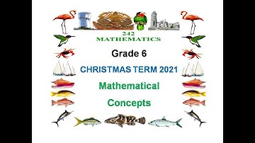 Grade 6 Mathematical Concepts