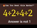 Can You Solve This Without Messing Up?#maths 