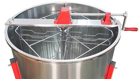 Manual  4 Frames Self-reversal Honey Extractor for Dadant frames