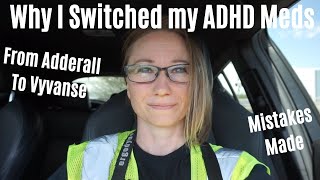 Why I switched from Adderall to Vyvanse | Mistakes Made