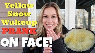 Dumping Yellow Snow On Face Prank - Top Wife Vs Husband Pranks Of 2018 by Pranksters in Love 219,173 views 6 years ago 4 minutes