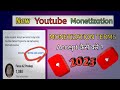 How to Accept New YouTube Terms on Mobile l New YPP Terms 2023 l Monetization Update 2023