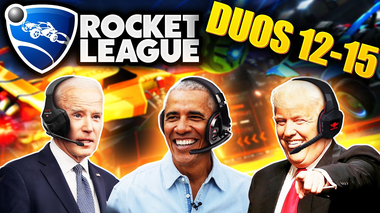 Президенты США играют в Rocket League в дуэте (12-15 человек)