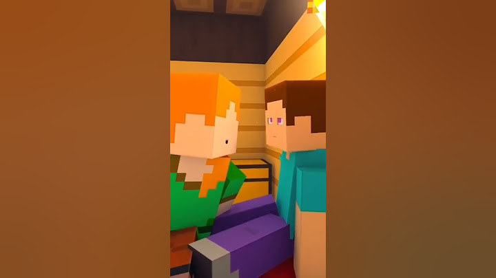 Minecraft Animation Steve and Alex Love