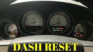 How-To #8: Reset Cluster Gauge/Dashboard - 2006-2010 Dodge Charger   Other LX Models