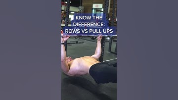 Rows vs Pull Ups: Know The Difference