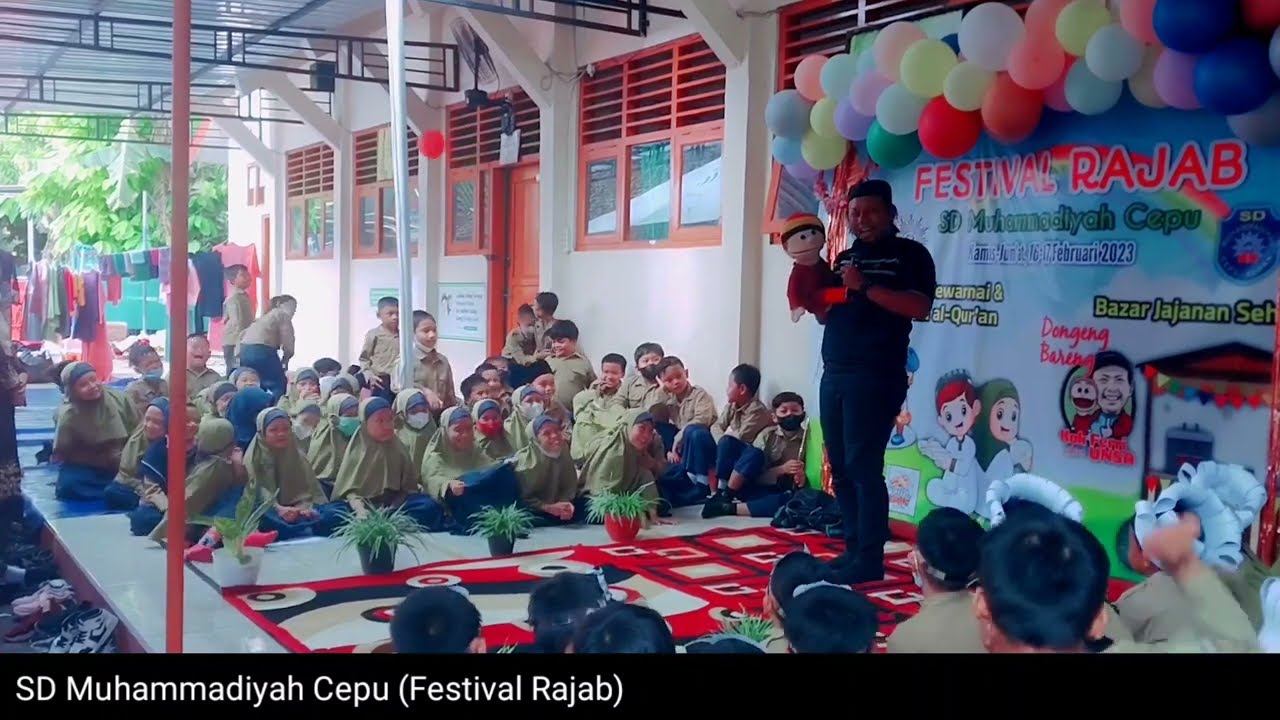 Dongeng Bareng Kak Feri dan si Unsa | Festival Rajab SD Muhammadiyah 2023
