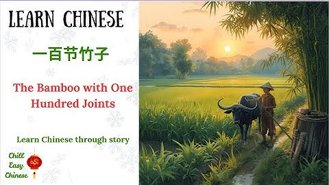 Learn Chinese comprehensible input learn through story  HSK1 3 conversation The Bamboo with One Hund