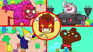 Burrito Bison: Launcha Libre - All Bosses (Boss Fight) 1080P 60 FPS