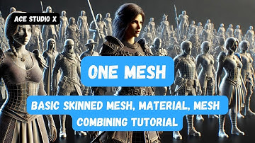 One Mesh --- Basic Combining Tutorial