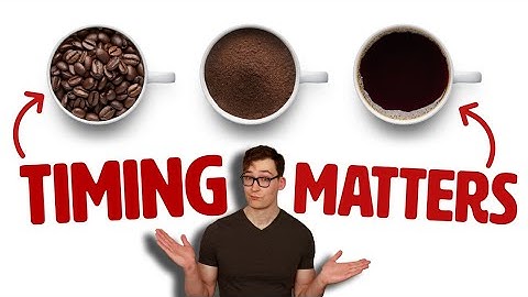 Coffee prevents Death, but only if you Time it Right