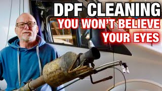 dpf removal & clean using wynn's off car dpf cleaner mercedes sprinter campervan conversion