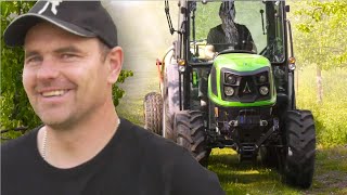 Potrzebował traktora o większej mocy 👉 Deutz Fahr 3060
