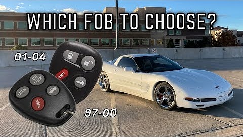 How to Program a Key Fob for a C5 Corvette - Which Key Fob Do I Need? (1997-2000 vs. 2001-2004)