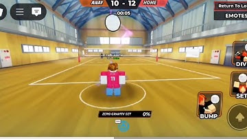 Roblox Volleyball Legends | Serve Tutorial/Showcase Zero Gravity Set