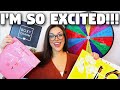 Mystery Wheel of MADNESS Unboxing + SUPER Exciting Announcement!