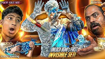 NEW CRYONIX WRAITH GILT SET SHOWCASE | ABSOLUTE ZERO VECTOR | BGMI CRATE OPENING 🔥