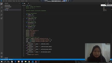 MEMBUAT PROGRAM CALCULATOR DENGAN PYTHON MENGGUNAKAN APLIKASI VISUAL STUDIO CODE