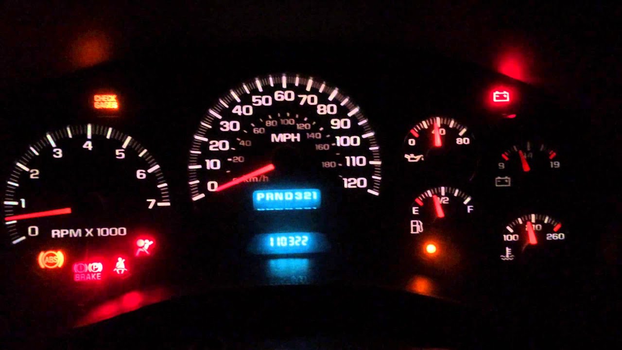 2004 chevrolet trailblazer instrument cluster