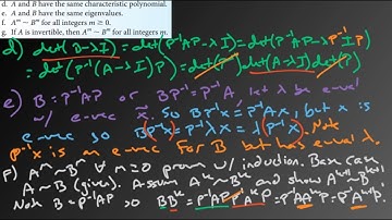 Ch 4.9 - Linear Algebra - Similar Matrices