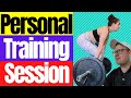Personal training session  advice for new personal trainers