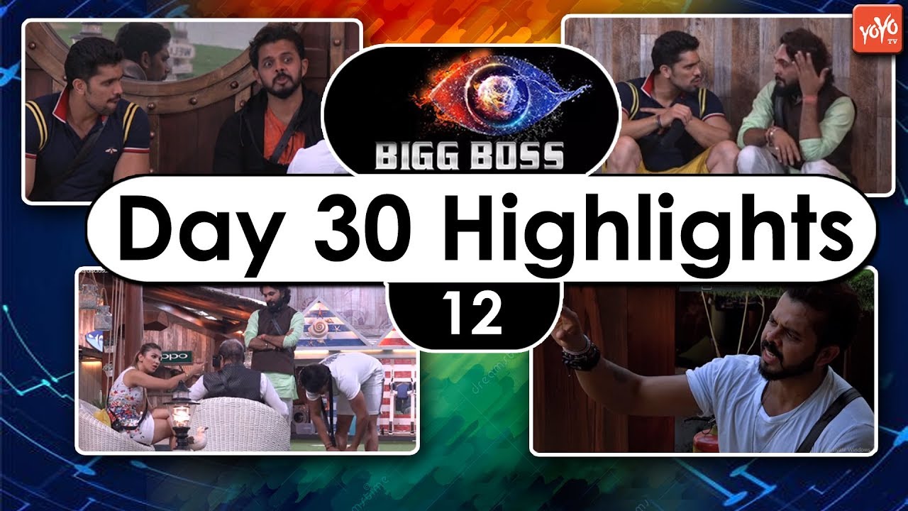 Bigg Boss Season 12 Episode 31| Full Episode Highlights |Day 30| Salman Khan | Latest |YOYO TV Hindi