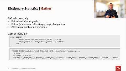 The importance of good dictionary statistics