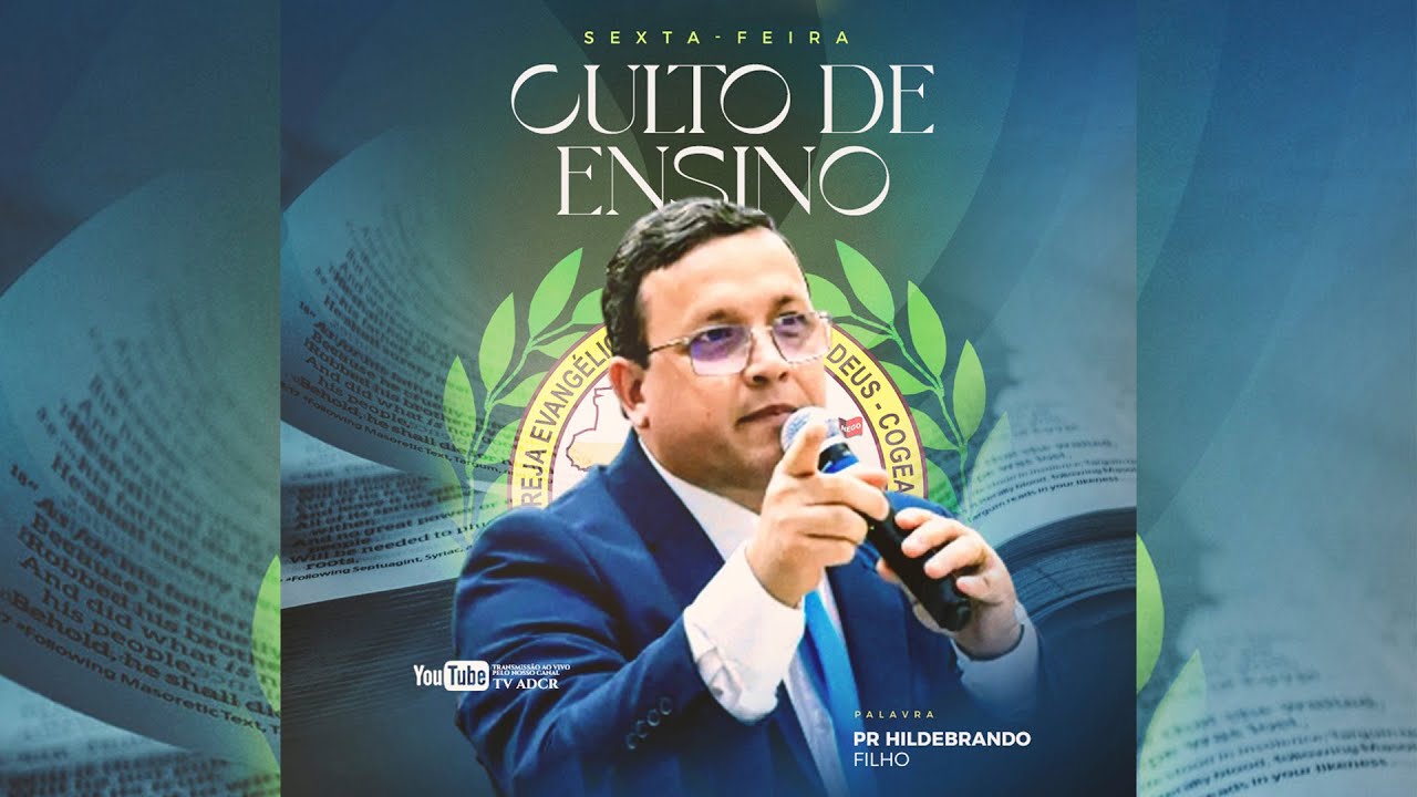 Culto de Ensino ADCR em João Pessoa - Palavra: Pr. Hildebrando Filho - 06/03/2026