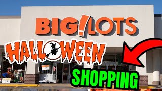 BIG LOTS HALLOWEEN SHOPPING