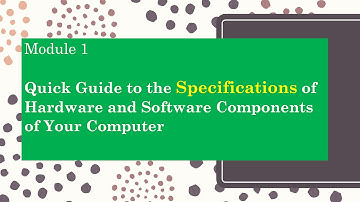 LASU-Quick Guide to Specifications of Computer Hardware and Software- Peter A. Okebukola