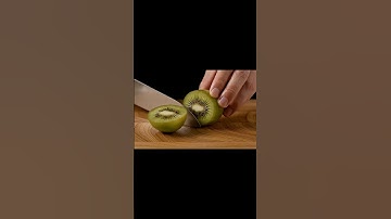 Glass Kiwi ASMR Slicing 🥝💎 | Ultra Clear Cutting Sounds | No Music No Talking #shortvideo