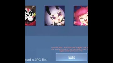 Banned from uploading Avatar in Mobile Legends #mlbb #mobilelegends #mlbbmeme