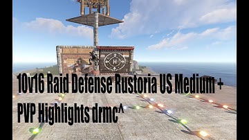 10v16 Raid Defense Rustoria US Medium + PVP Highlights #1 drmc^