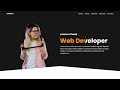 Homepage Design with Text Animation | Responsive Web Design