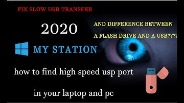 how to find high speed usb port in your LAPTOP AND PC and fix slow usb transfer